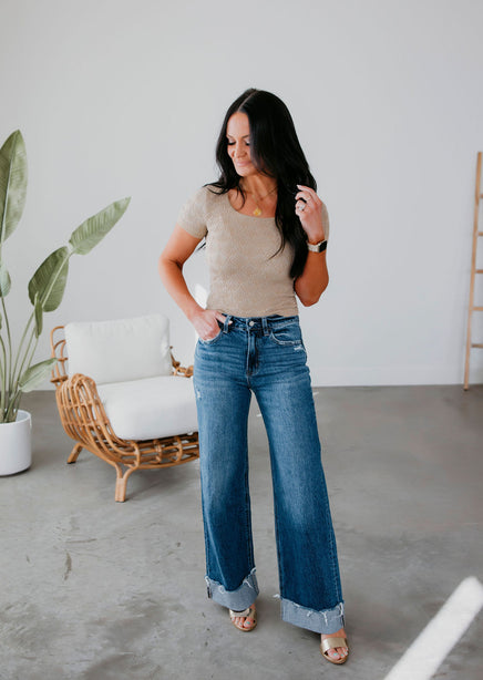 Rheana Vervet Straight Leg Jean