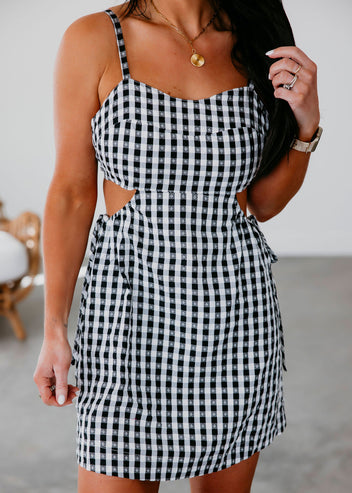 Cordelia Gingham Mini Dress