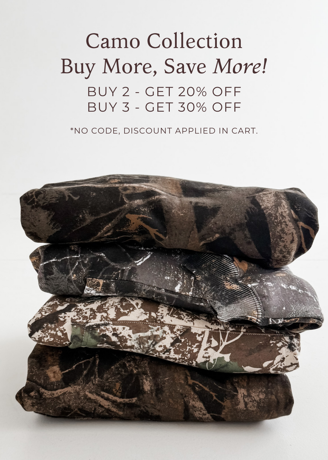 Faded Camo Crew by Lily & Lottie