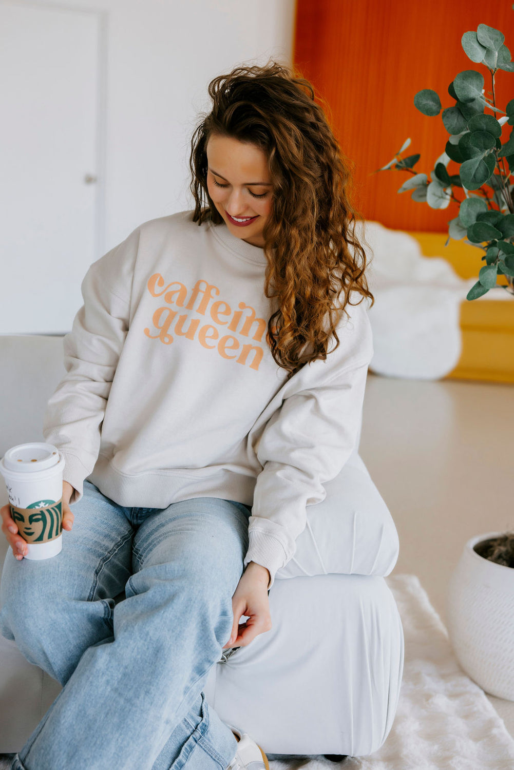 Caffeine Queen Graphic Crew