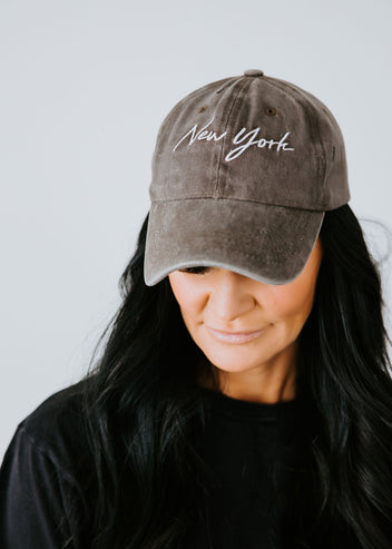 New York Washed Cap