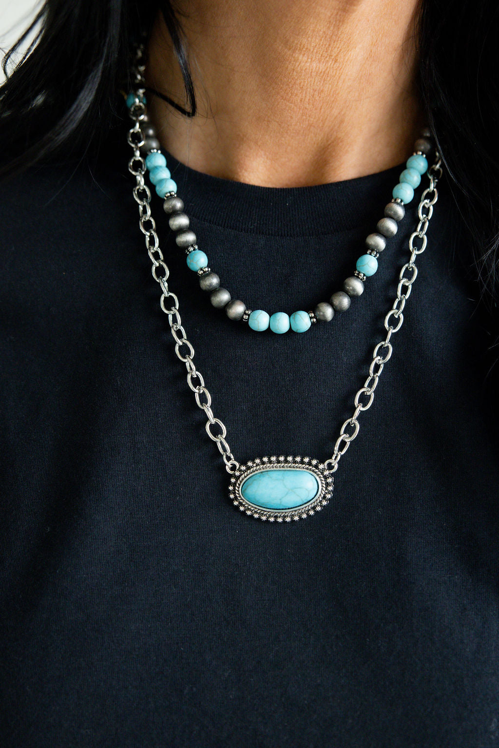 image of Mesa Beaded Necklace Set