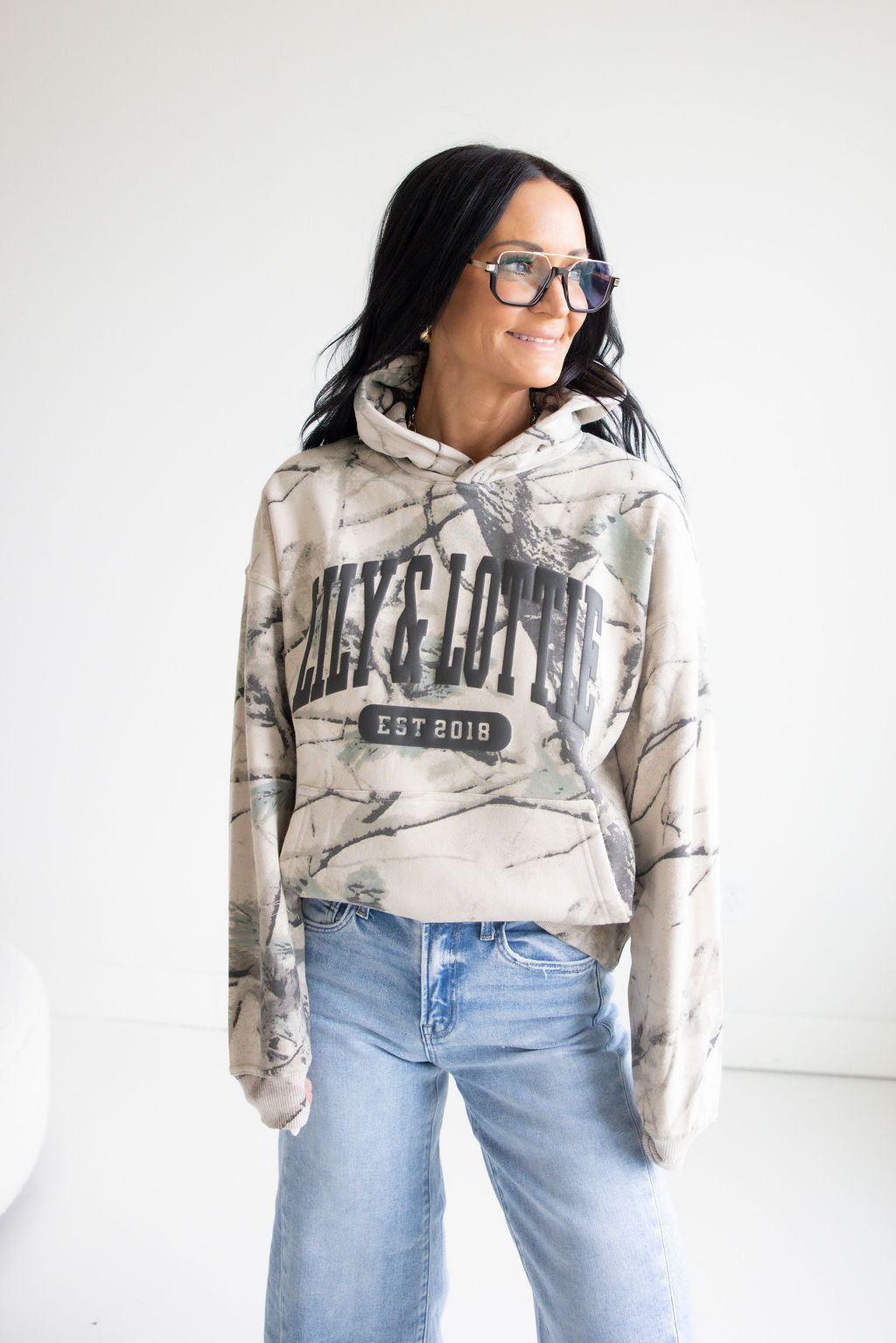 image of Lily & Lottie 2018 Camo Hoodie