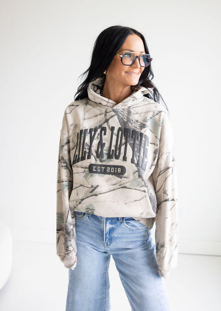 Lily & Lottie 2018 Camo Hoodie product view