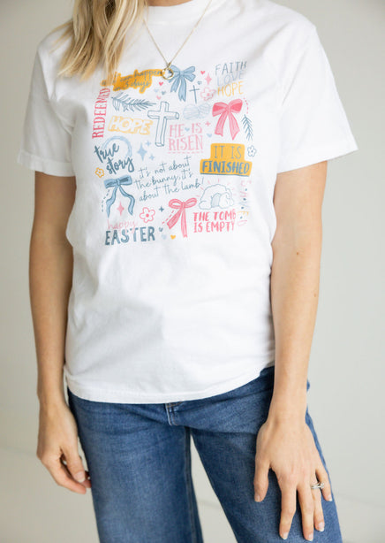 Easter Doodles Graphic Tee product view