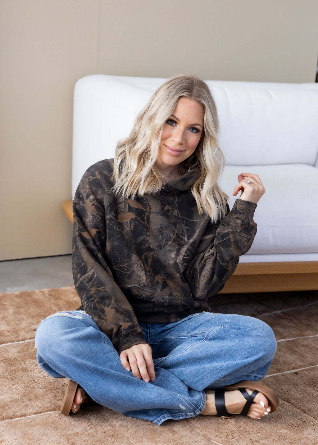 Coco Camo Hoodie by Lily & Lottie