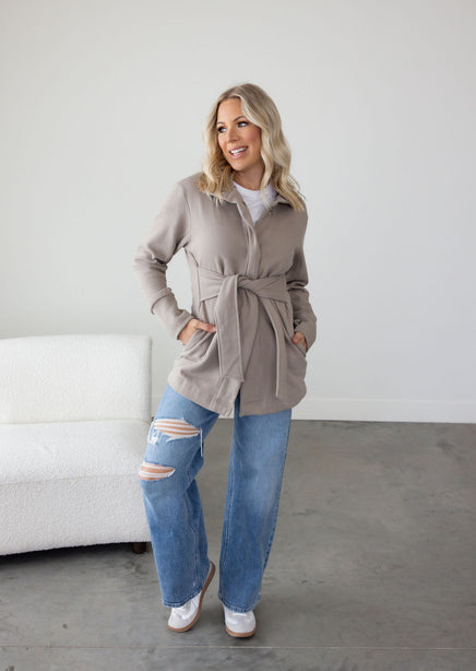 Bailey Wrap Cardigan by Lily & Lottie | Lauriebelles