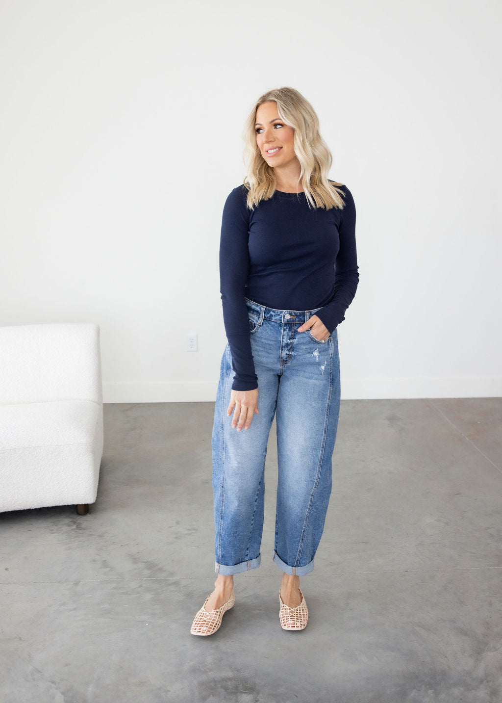 Kyra Long Sleeve Top by Lily & Lottie