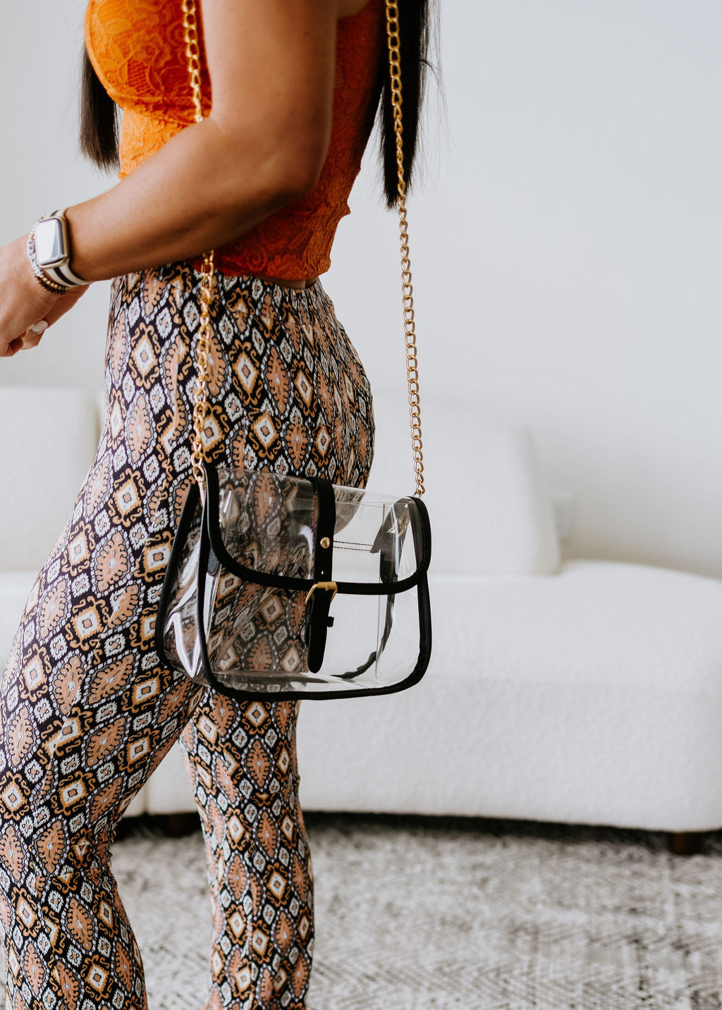 image of Adie Clear Crossbody Bag