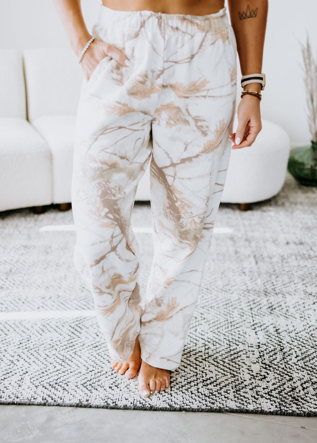 image of Sand Dune Camo Wide Leg Pant by Lily & Lottie