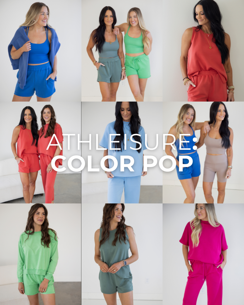 Athleisure color pop