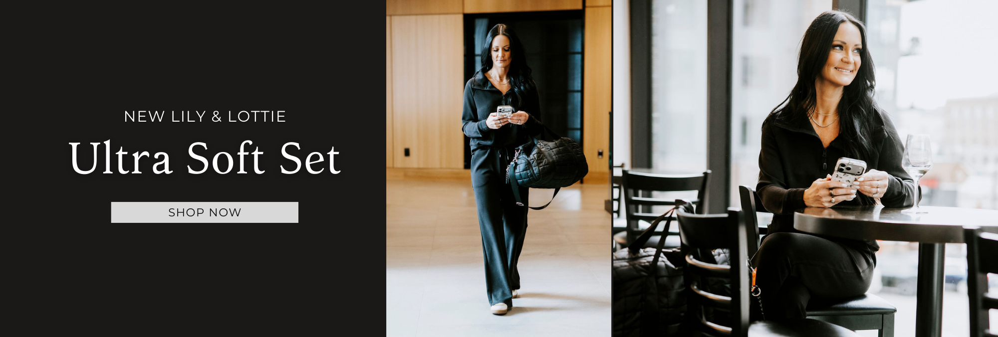 New Lily & Lottie. Ultra Soft Set. Shop Now,