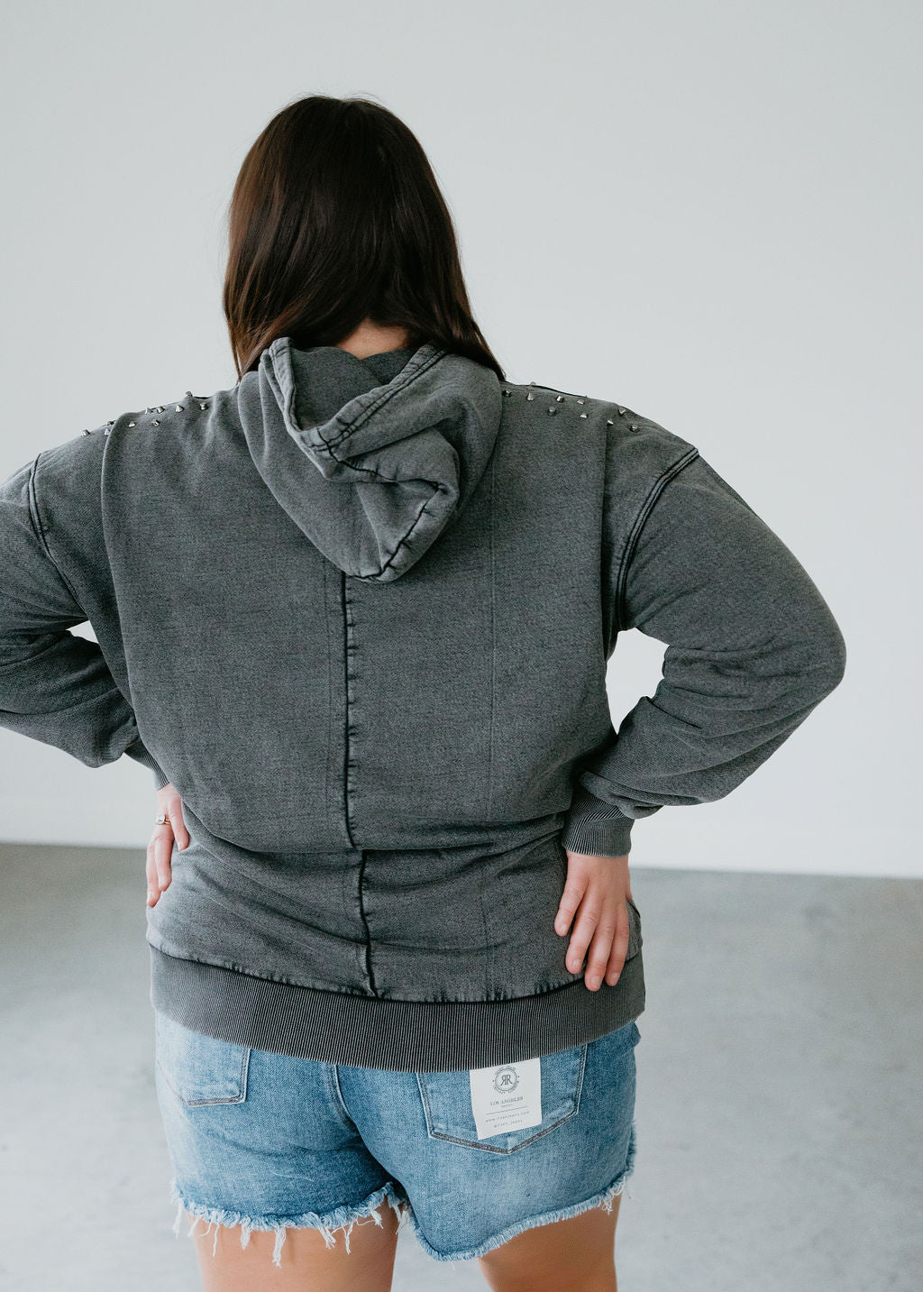 East Studded Hoodie by Lily & Lottie