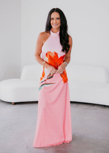 Celia Printed Maxi Dress