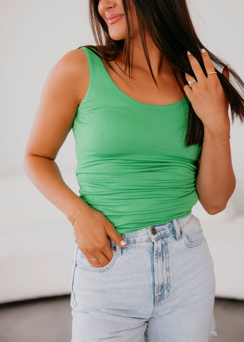 Riah Scoop Neck Tank