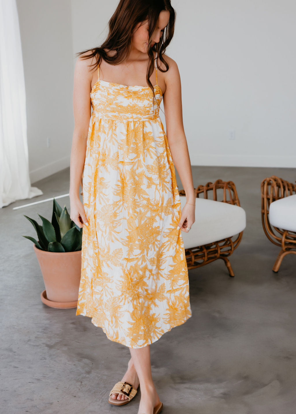 image of Aimee Floral Midi Dress