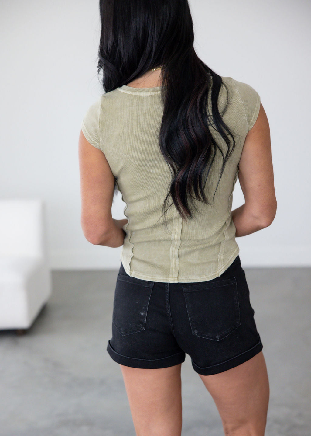 Leigh Henley Ribbed Top