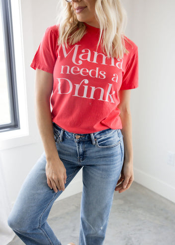 Mama Needs a Drink Graphic Tee