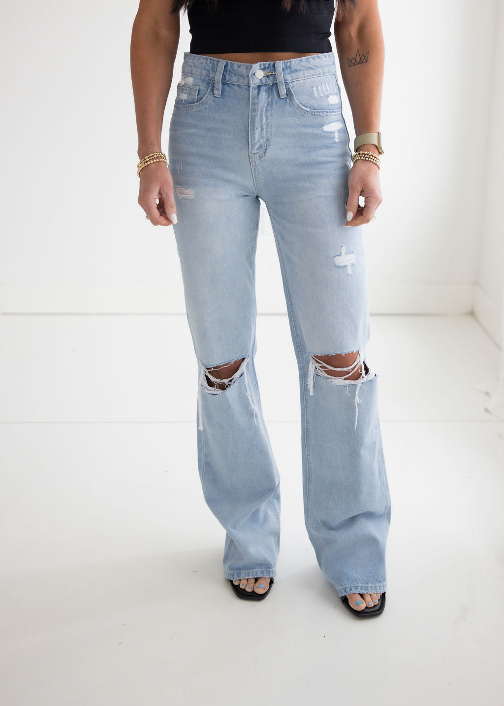 Tillie Vintage Vervet Flare Jean