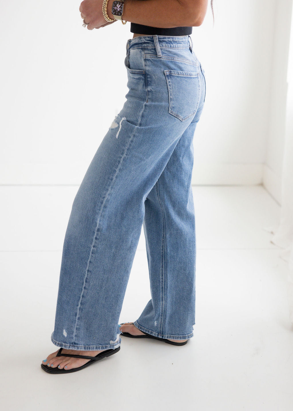 Kenny Vervet Wide Leg Jeans