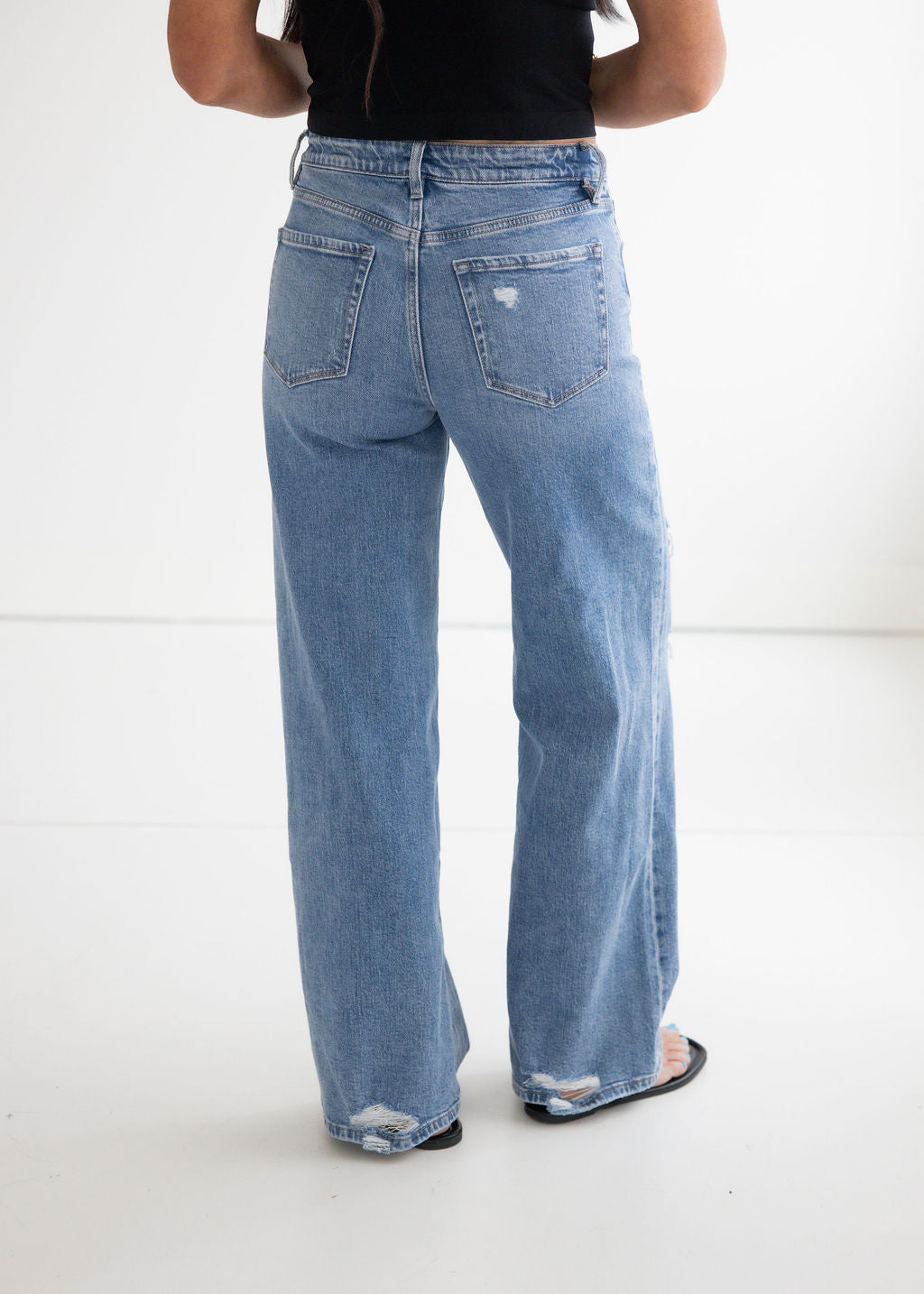 Kenny Vervet Wide Leg Jeans