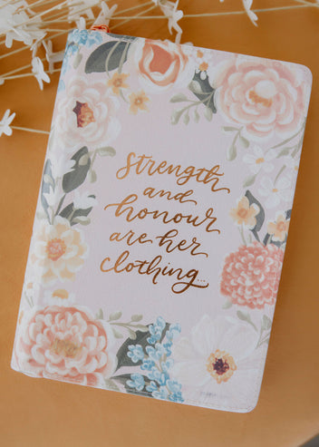 Floral Strength and Dignity Journal