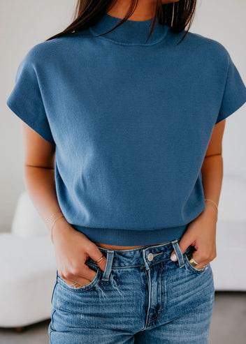 Rhodes Mock Neck Top