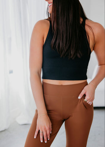 Shawnae High Neckline Tank