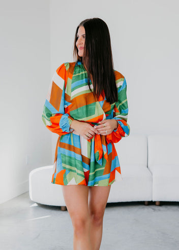 Zoe Printed Romper
