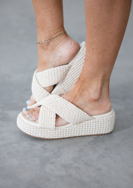 Fresno Raffia Platform Sandals product view