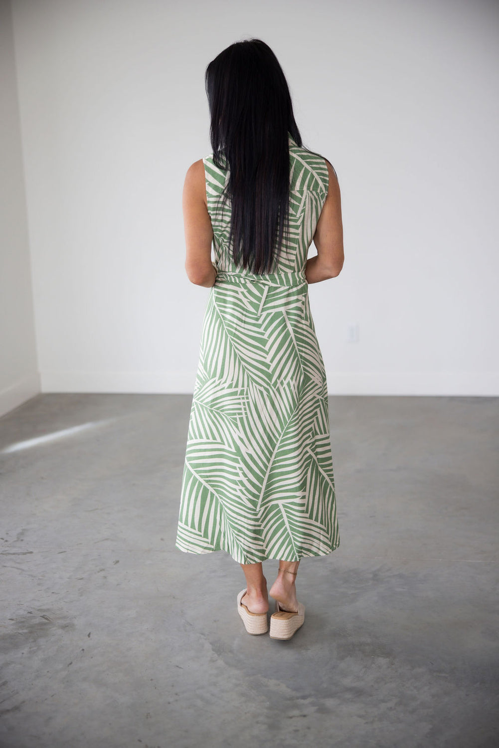 Erin Collared Midi Dress