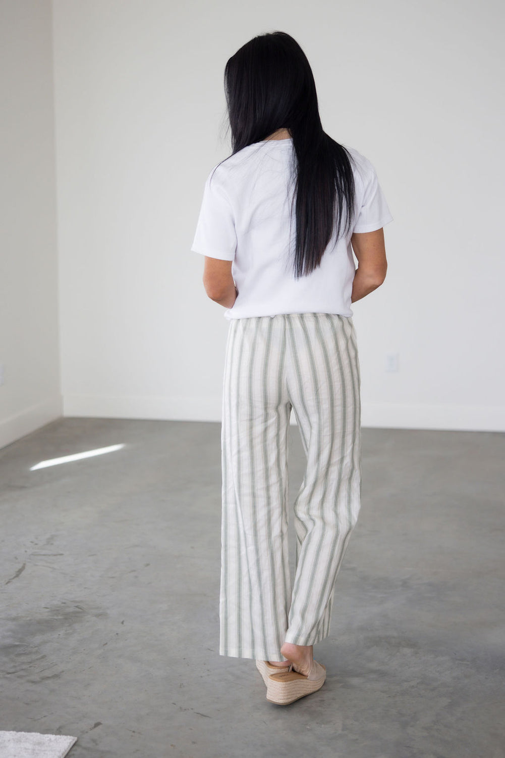 Wilder Striped Linen Pants