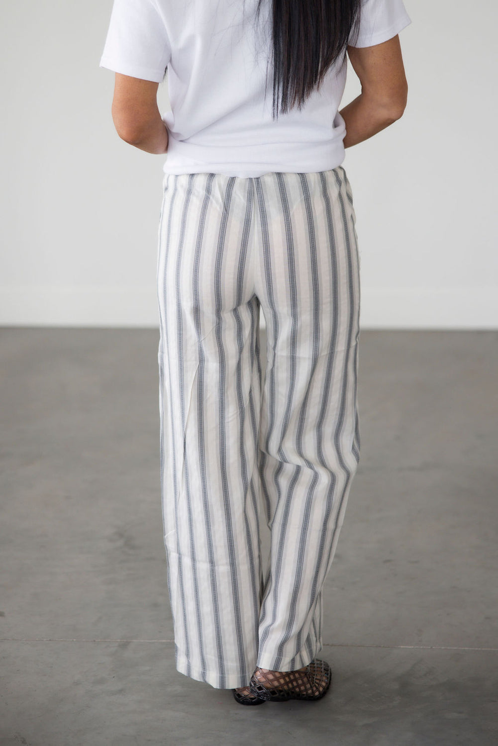 Wilder Striped Linen Pants