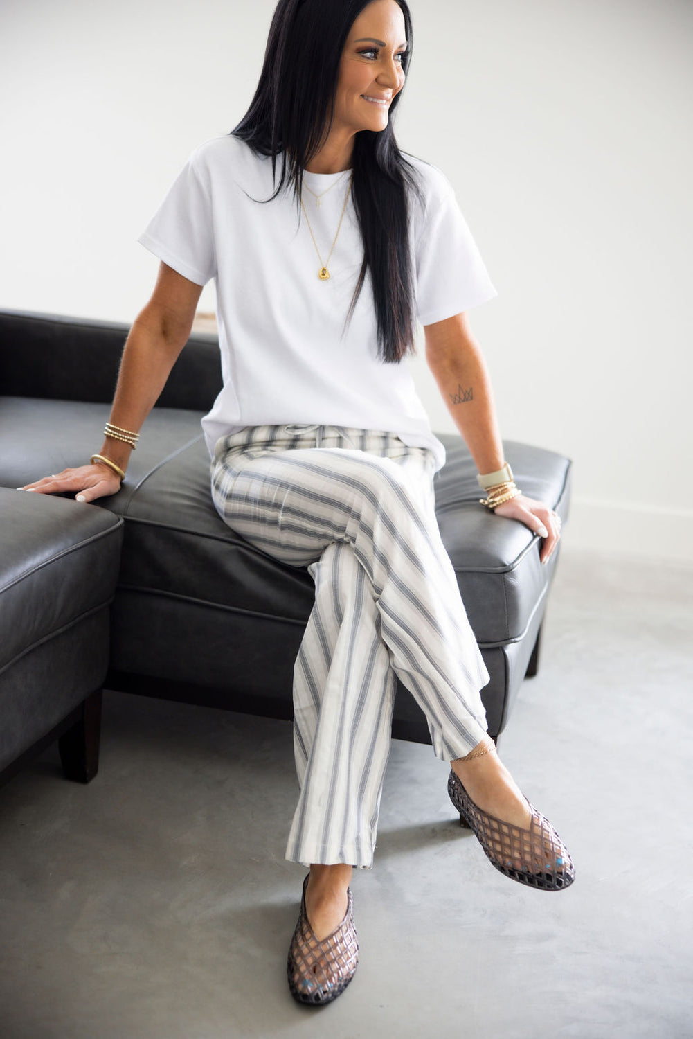 Wilder Striped Linen Pants