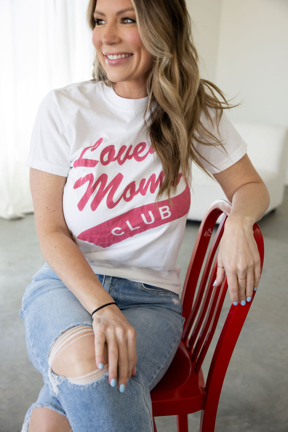 Loved Moms Club Graphic Tee