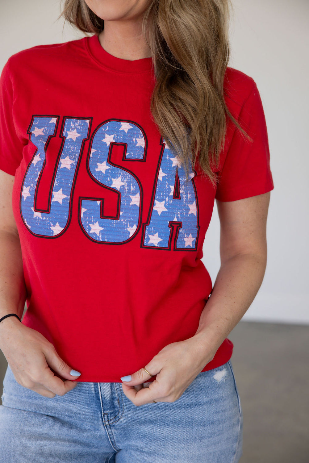 USA Stars Graphic Tee
