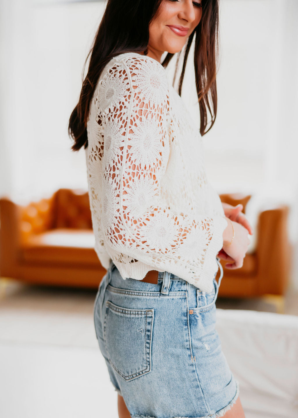 Roen Hidden Folded Denim Short