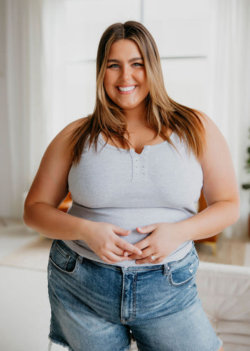 Tessa Eyelet Tank by Lily & Lottie