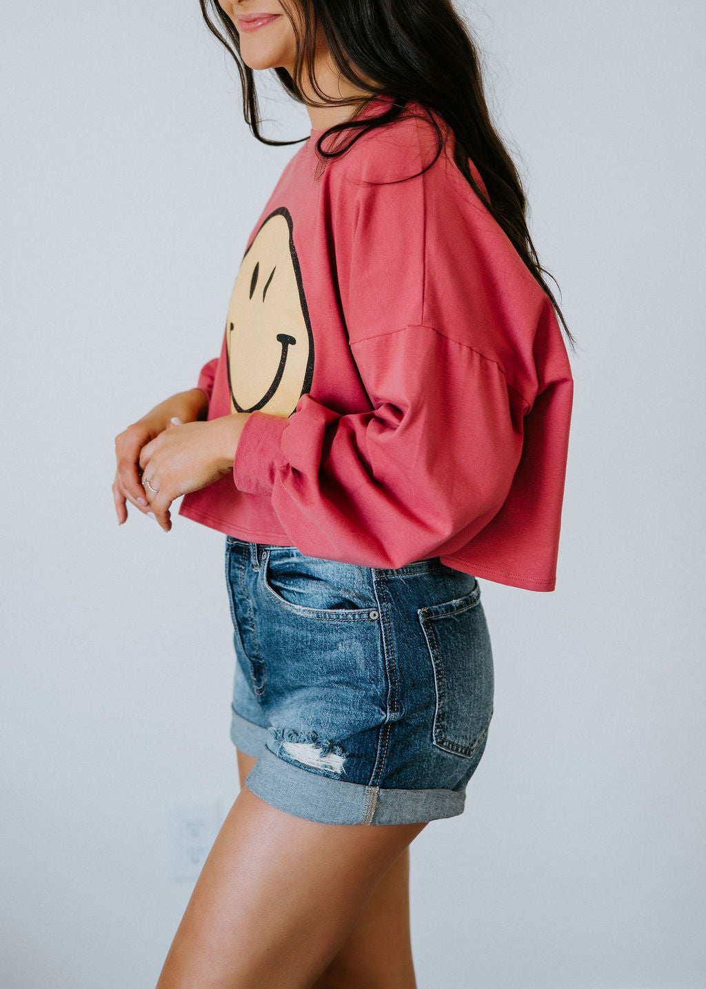 Smiley Long Sleeve Top