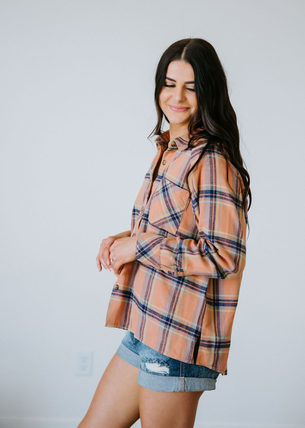 image of Tammy Plaid Top