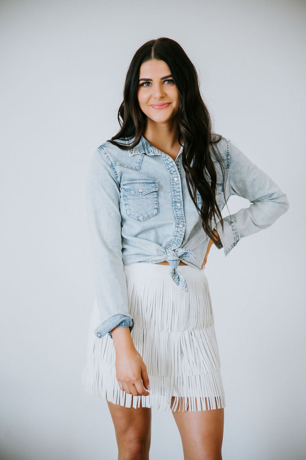 JoDee Fringe Skirt