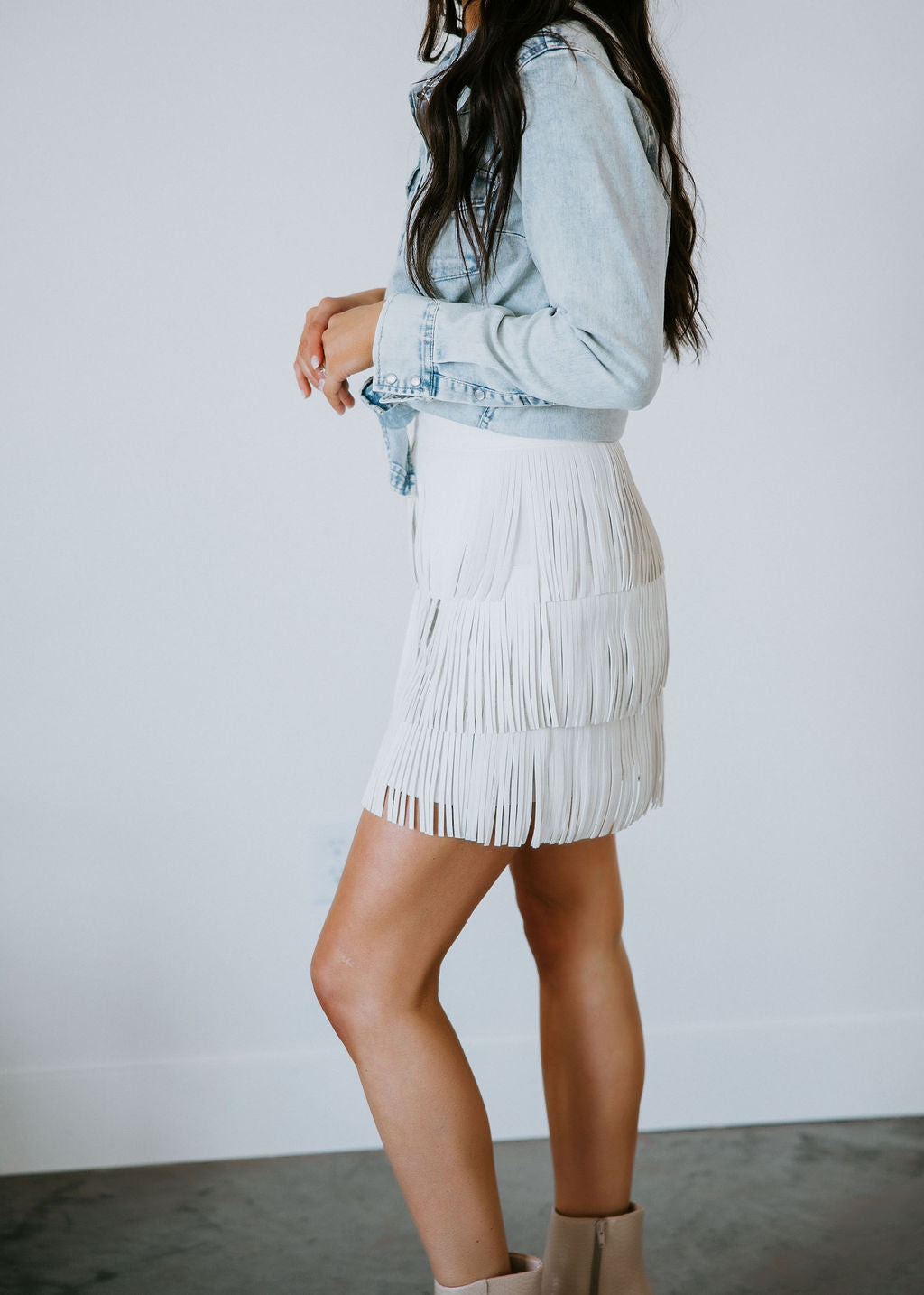 JoDee Fringe Skirt