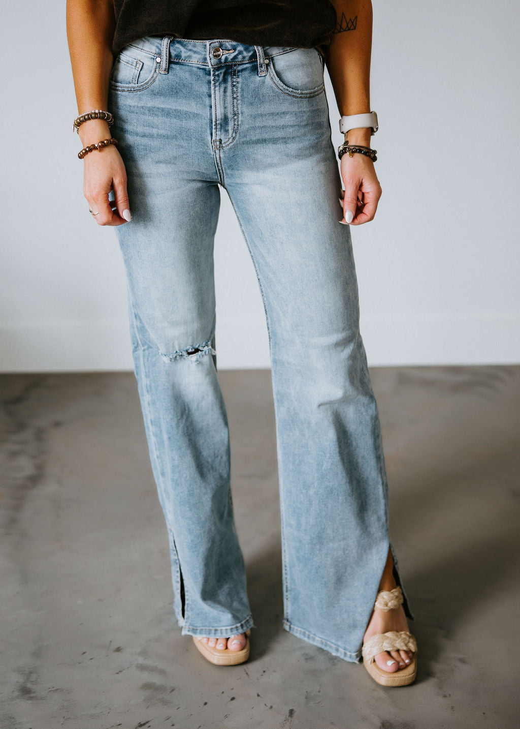 Luca Wide Flare Jeans