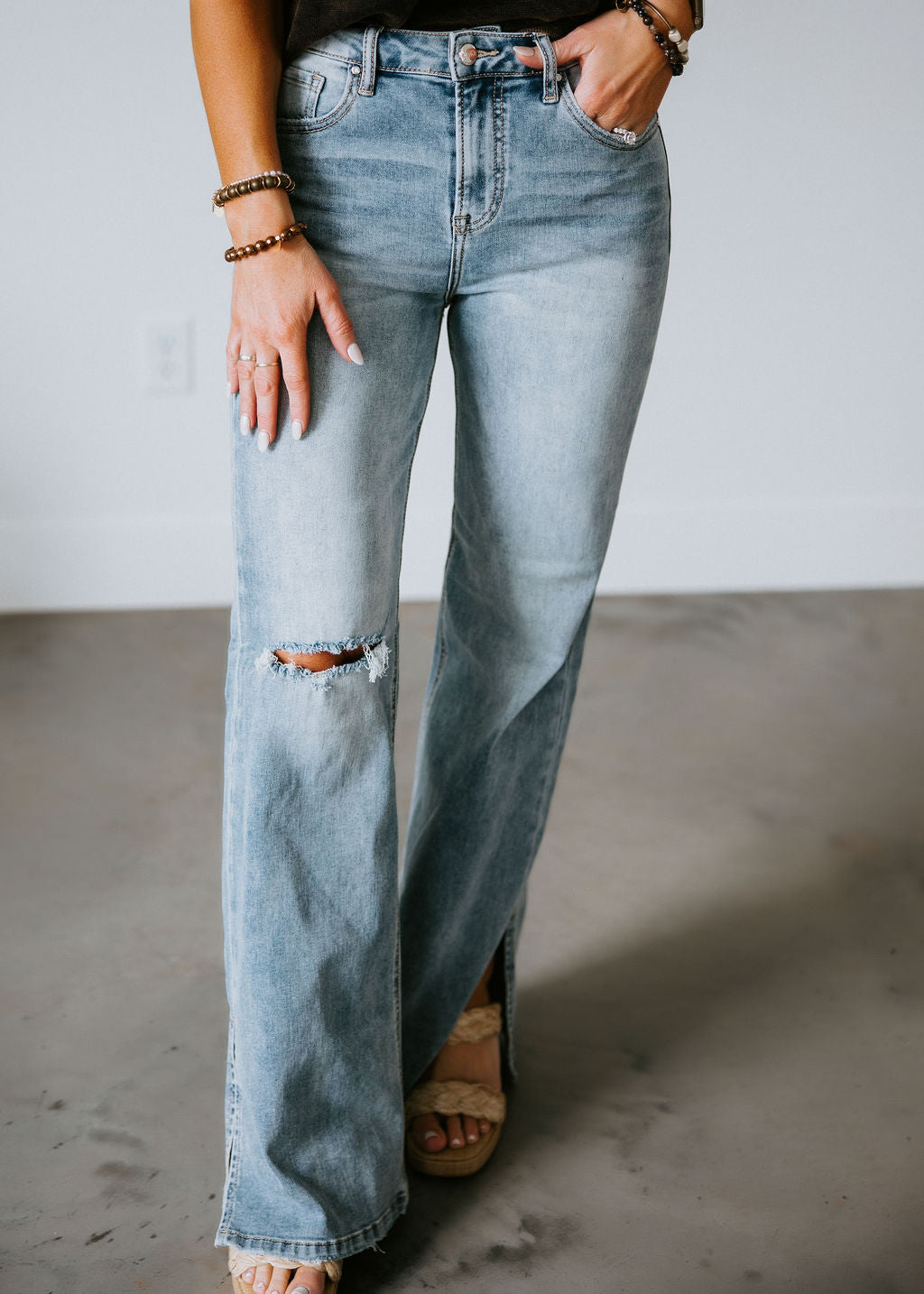 image of Luca Wide Flare Jeans
