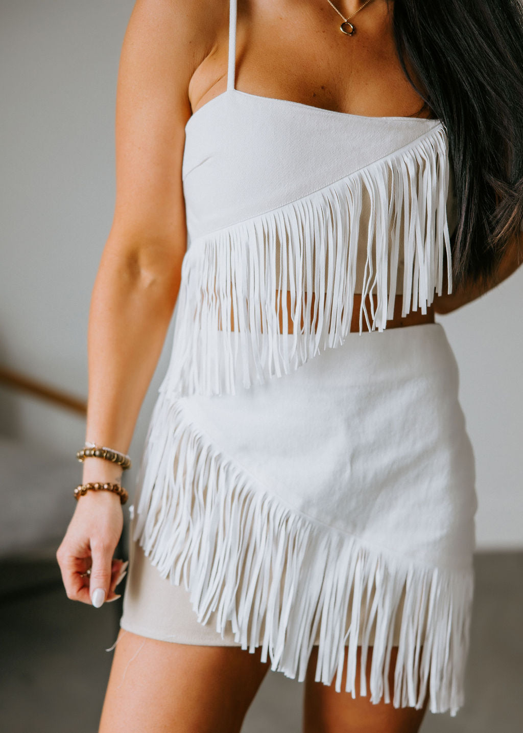 image of Winona Fringe Skirt