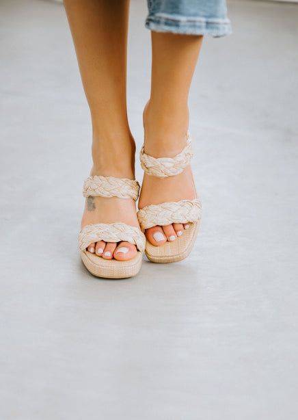 Chloe Raffia Sandals