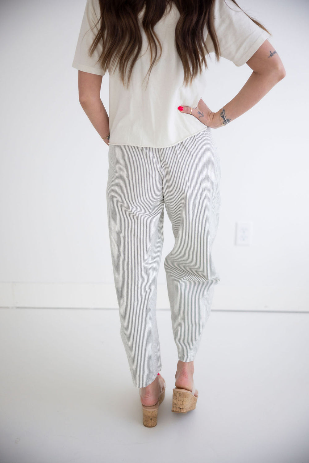 Finn Stripe Balloon Pants