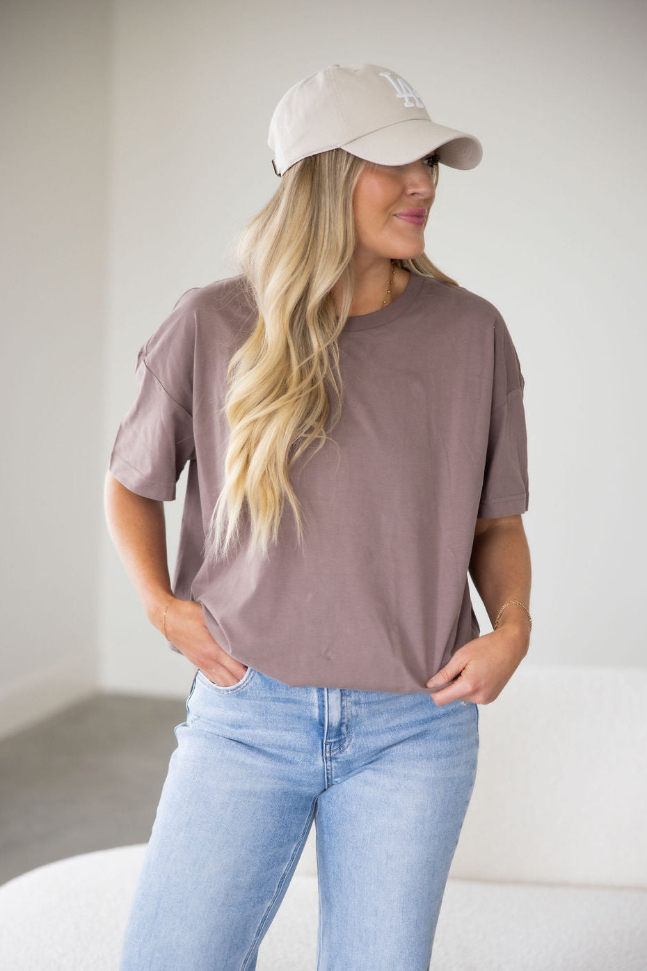 image of Veblen Oversized Tee by Lily & Lottie