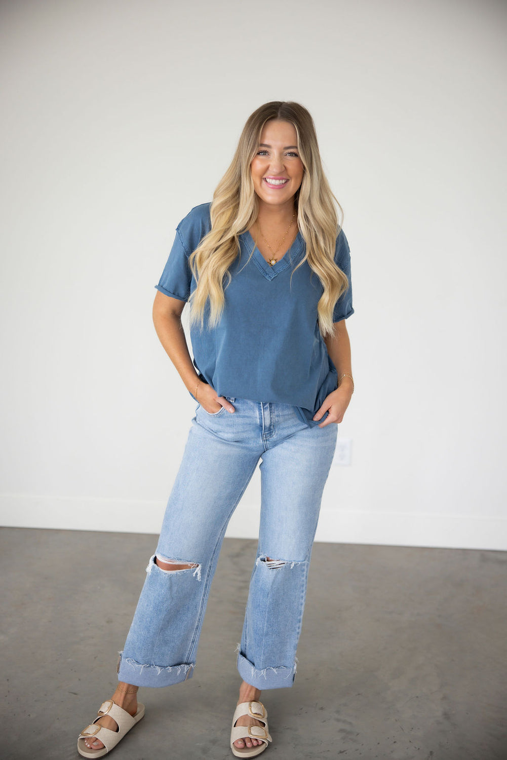 Rinna V-Neck Top