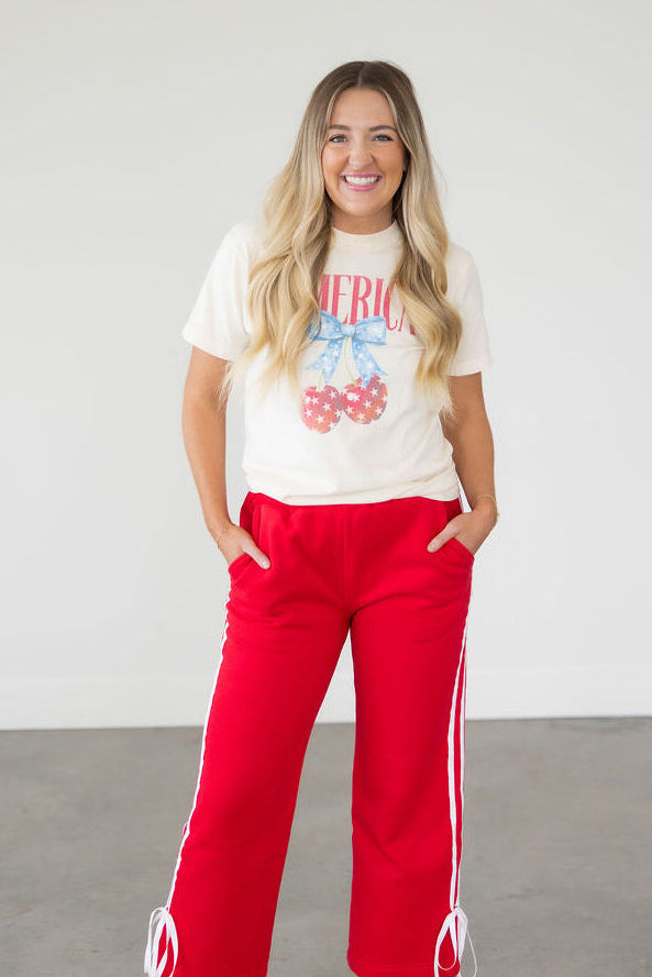 America Cherry Graphic Tee